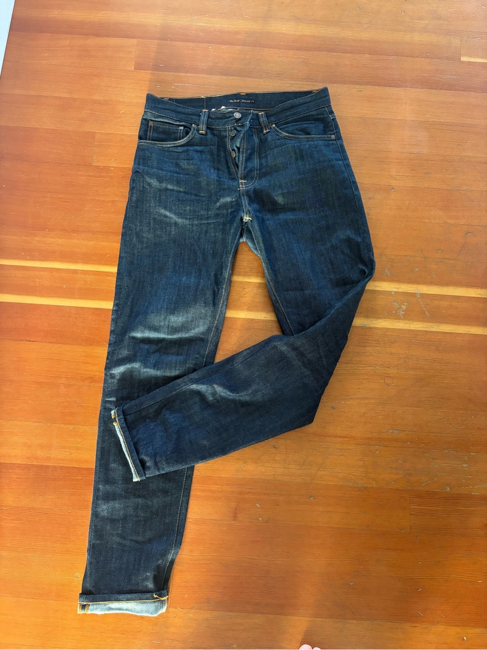 Nudie Jeans Dark Indigo Slim Straight Denim